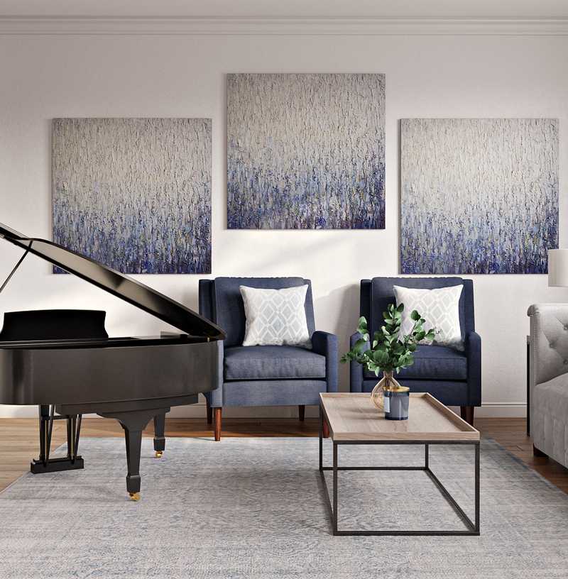 Modern, Classic, Rustic Living Room Design by Havenly Interior Designer Danielle