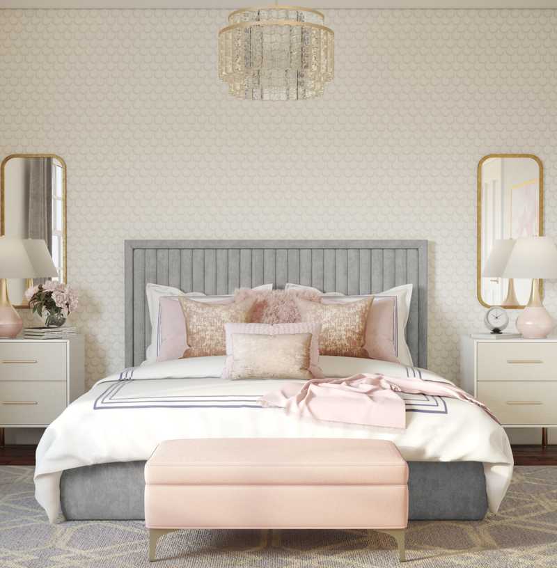 Glam Bedroom Design by Havenly Interior Designer Jennifer
