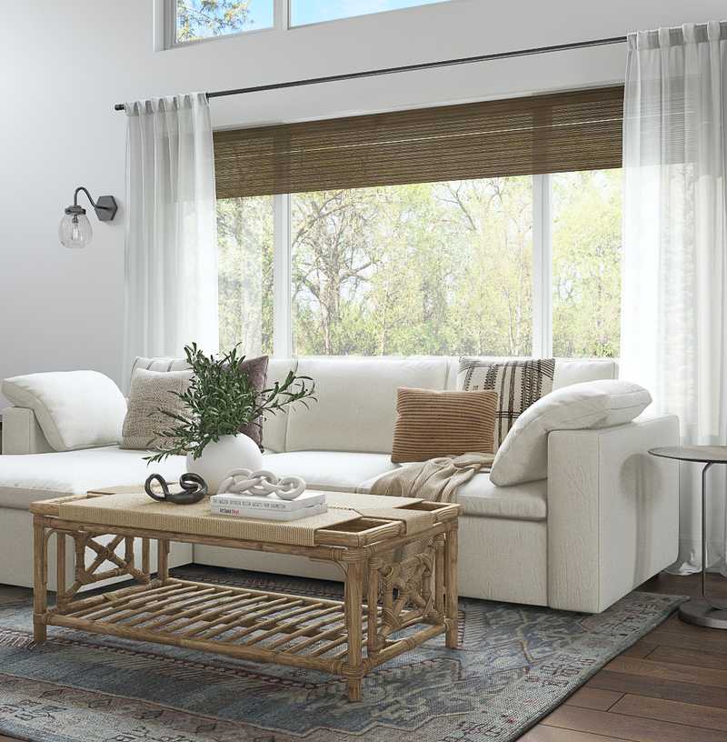 Classic, Eclectic, Bohemian Living Room Design by Havenly Interior Designer Sarah