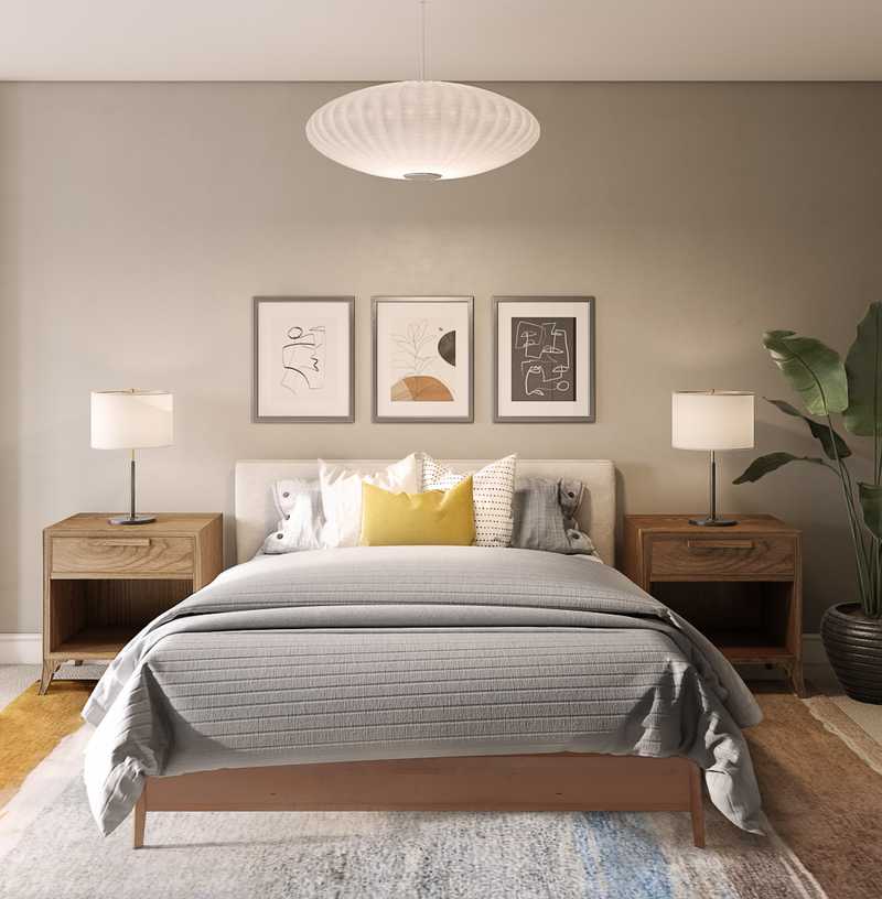 Modern, Midcentury Modern, Scandinavian Bedroom Design by Havenly Interior Designer Jessie