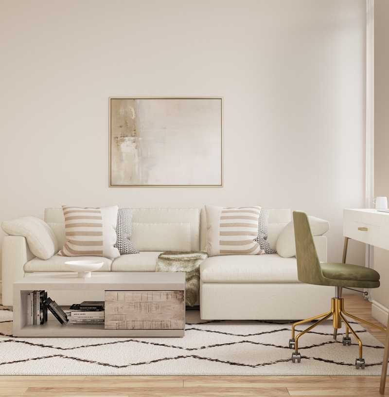 Modern, Bohemian Living Room Design by Havenly Interior Designer Jacqueline