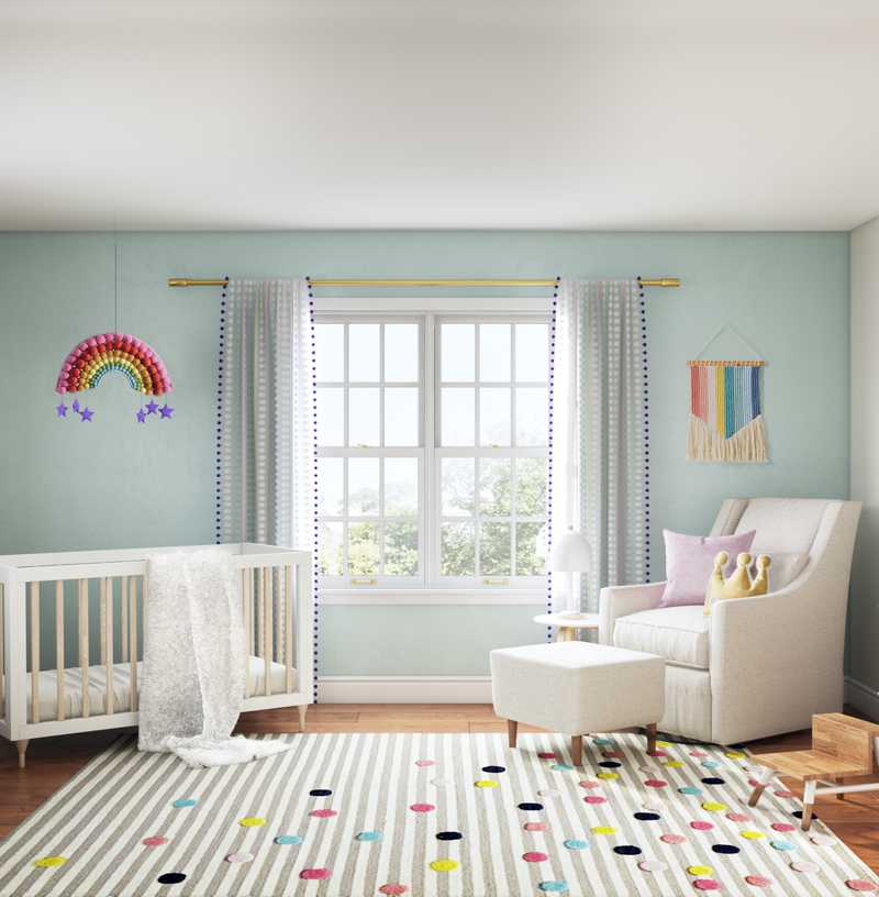 Contemporary Nursery Design by Havenly Interior Designer Sandra