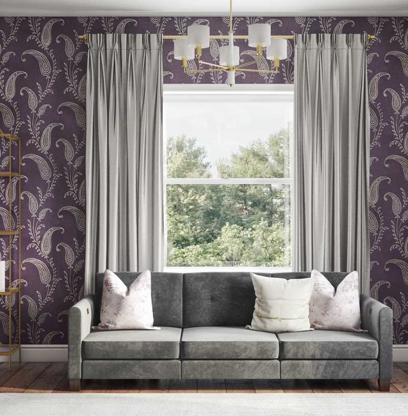 Classic, Transitional Living Room Design by Havenly Interior Designer Monica