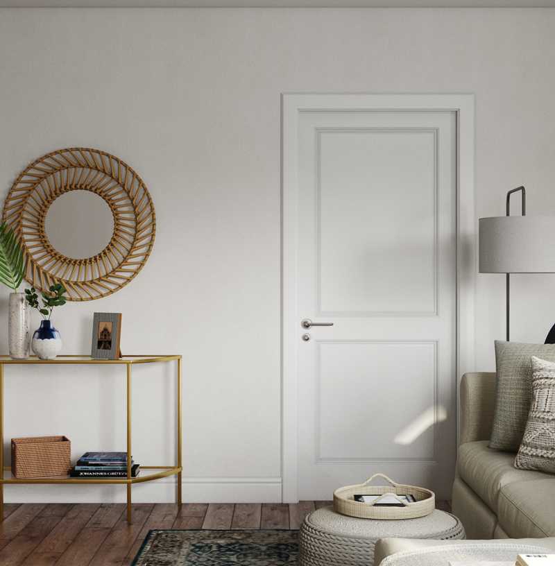 Contemporary, Modern, Coastal, Minimal Living Room Design by Havenly Interior Designer Amanda