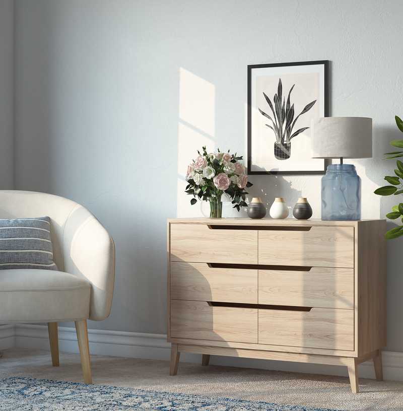 Modern, Coastal Bedroom Design by Havenly Interior Designer Anna