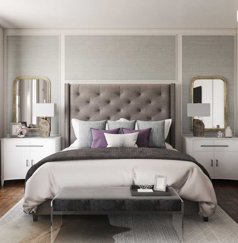 Eclectic, Transitional Bedroom Design by Havenly Interior Designer Jonica
