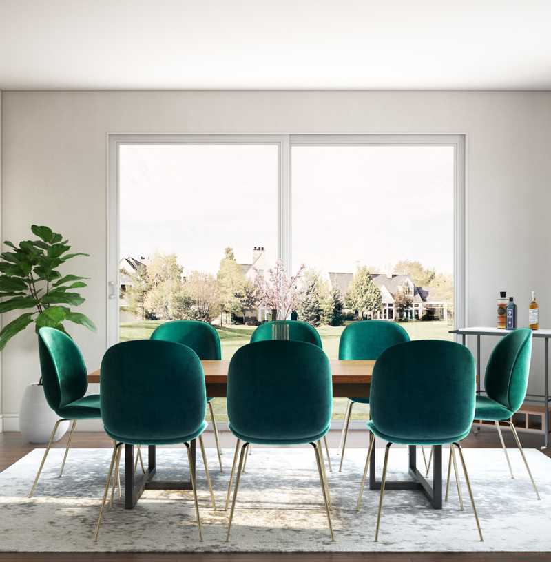 Modern, Midcentury Modern Dining Room Design by Havenly Interior Designer Danielle