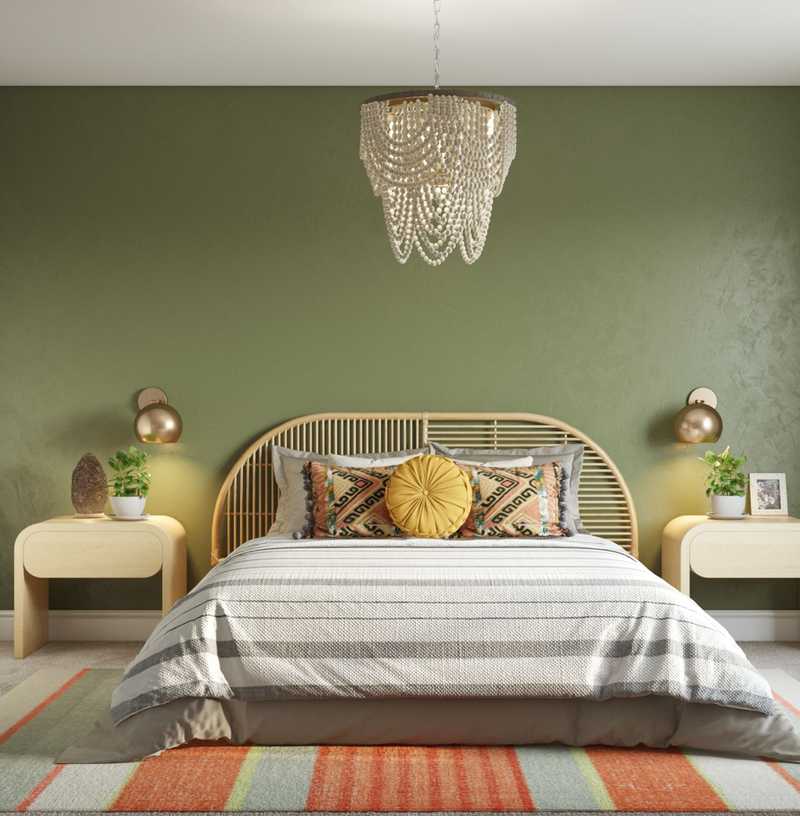 Eclectic, Bohemian Bedroom Design by Havenly Interior Designer Natalie