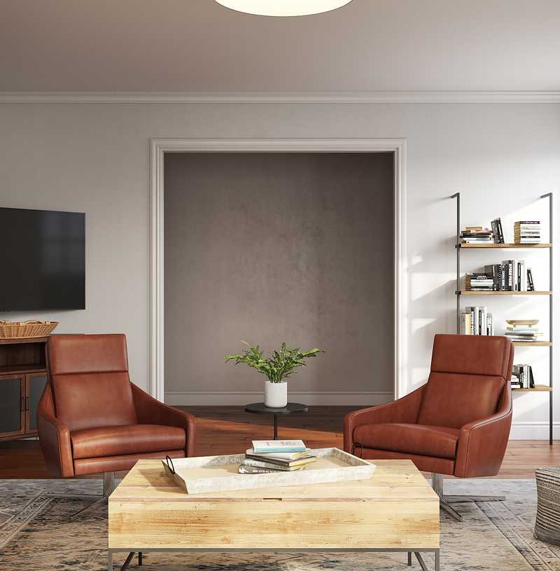 Eclectic Living Room Design by Havenly Interior Designer Natalie