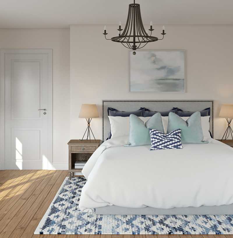 Contemporary, Coastal Bedroom Design by Havenly Interior Designer Elizabeth