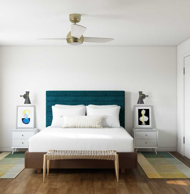 Modern, Eclectic, Bohemian Bedroom Design by Havenly Interior Designer Emelia
