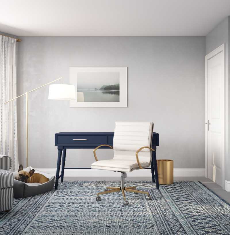 Classic Office Design by Havenly Interior Designer Sandra