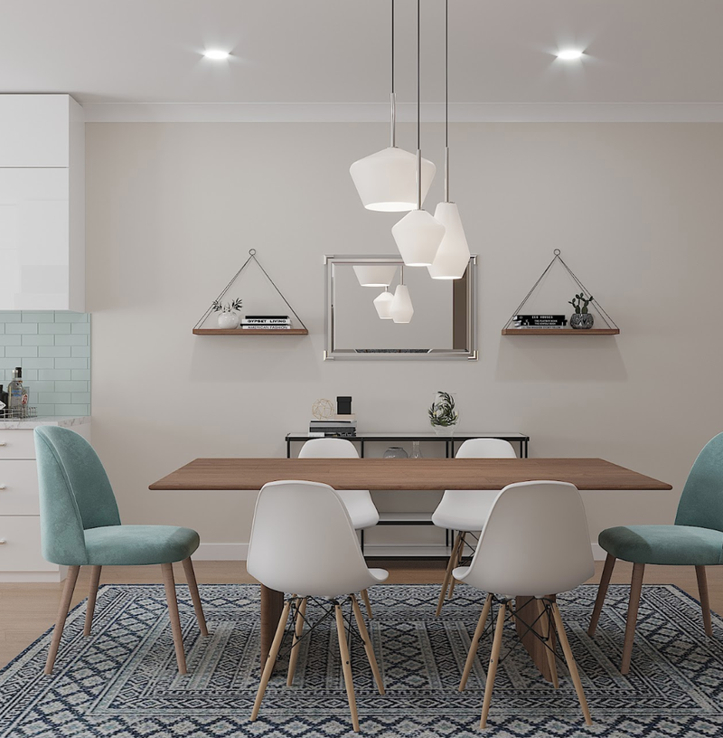 Midcentury Modern Dining Room Design by Havenly Interior Designer Megan