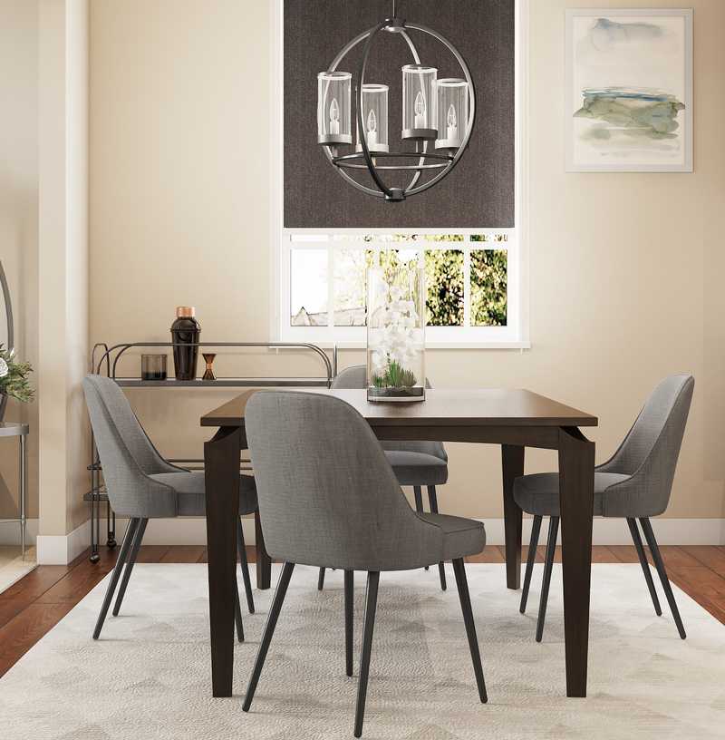 Modern, Classic Dining Room Design by Havenly Interior Designer Christine