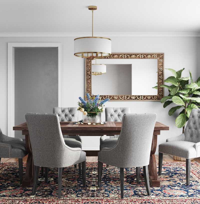 Classic, Traditional, Transitional Dining Room Design by Havenly Interior Designer Rachel
