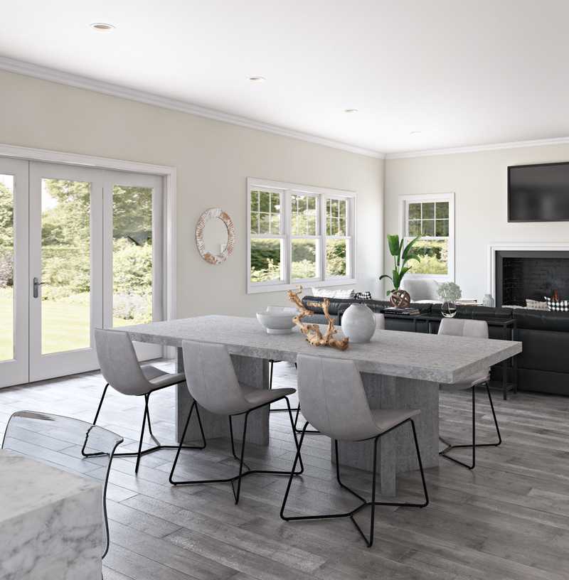 Contemporary, Coastal Living Room Design by Havenly Interior Designer Marlene