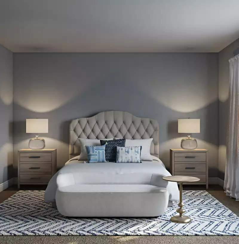 Classic, Bohemian, Coastal, Traditional, Transitional Bedroom Design by Havenly Interior Designer Natalie