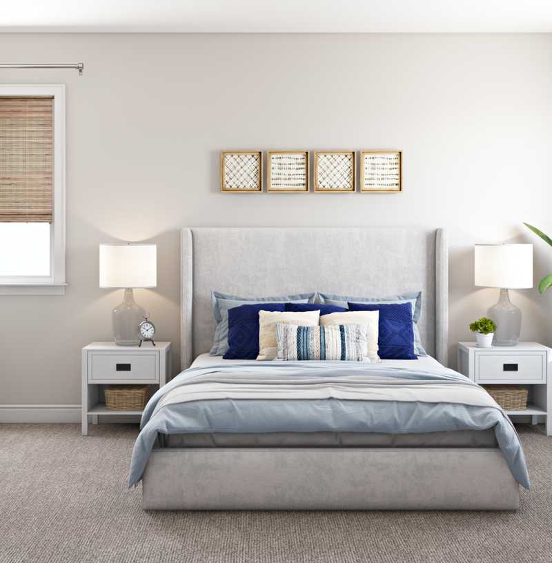 Coastal Bedroom Design by Havenly Interior Designer Rachel