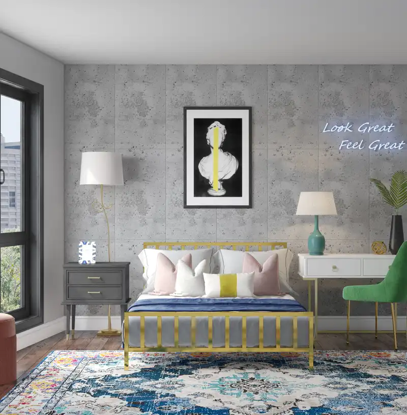 Modern, Glam Bedroom Design by Havenly Interior Designer Dani