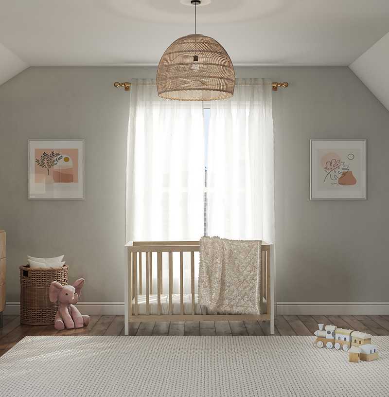 Modern, Bohemian Nursery Design by Havenly Interior Designer Emelia