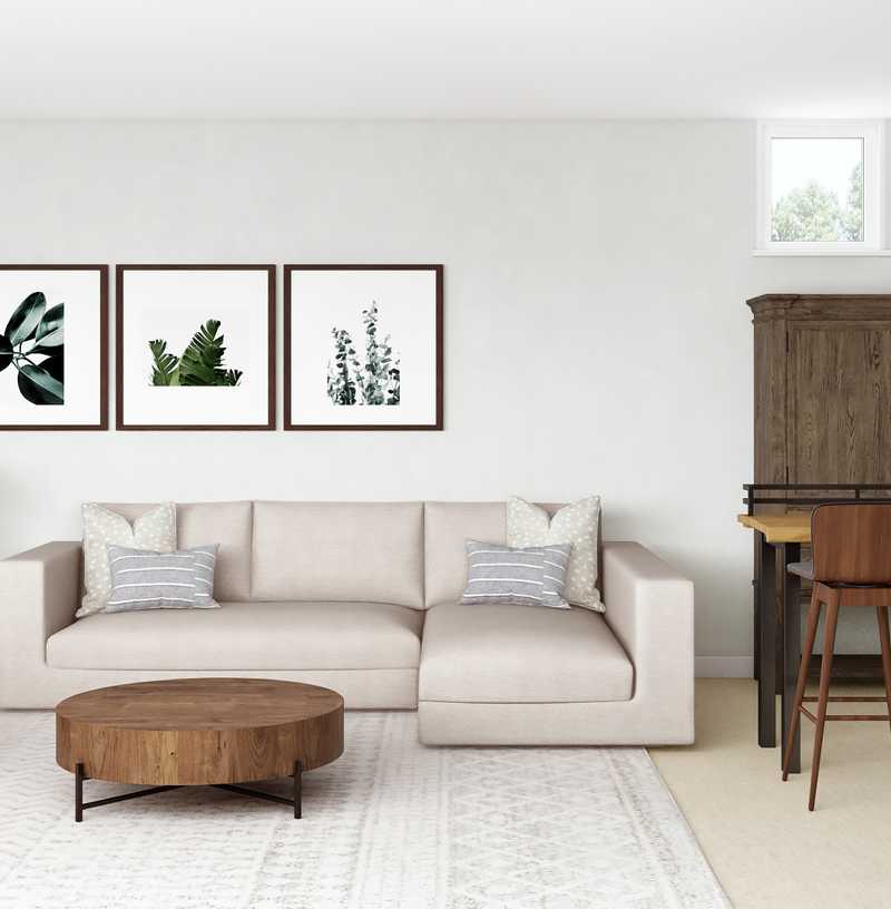 Modern, Minimal, Scandinavian Living Room Design by Havenly Interior Designer Jillian