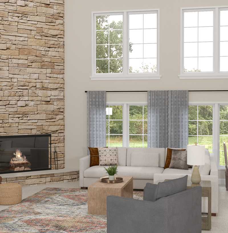Classic Living Room Design by Havenly Interior Designer Jillian