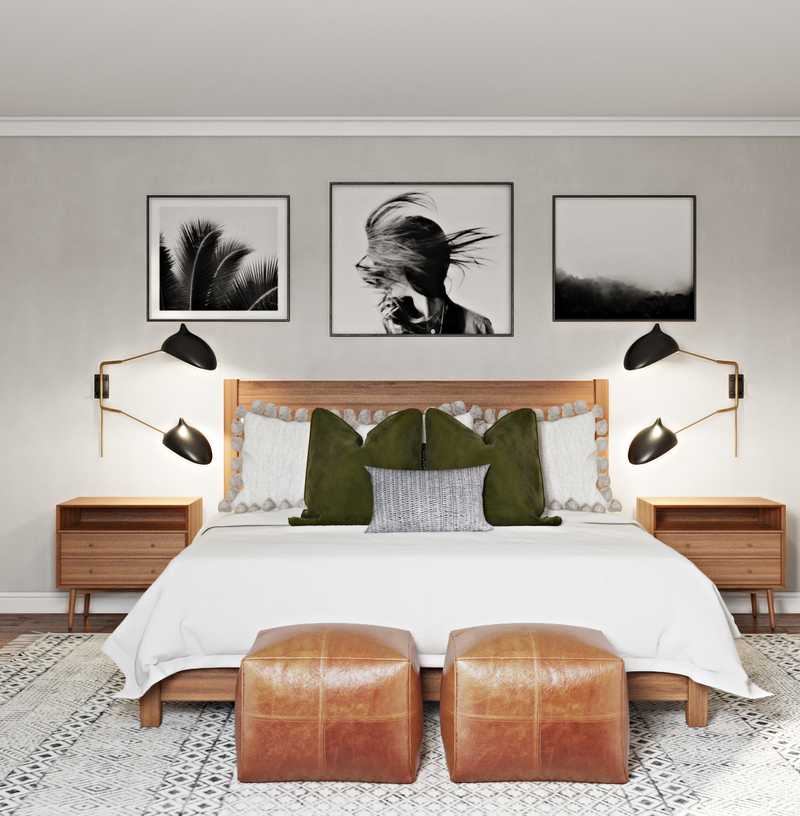 Contemporary, Modern, Bohemian, Industrial Bedroom Design by Havenly Interior Designer Haley