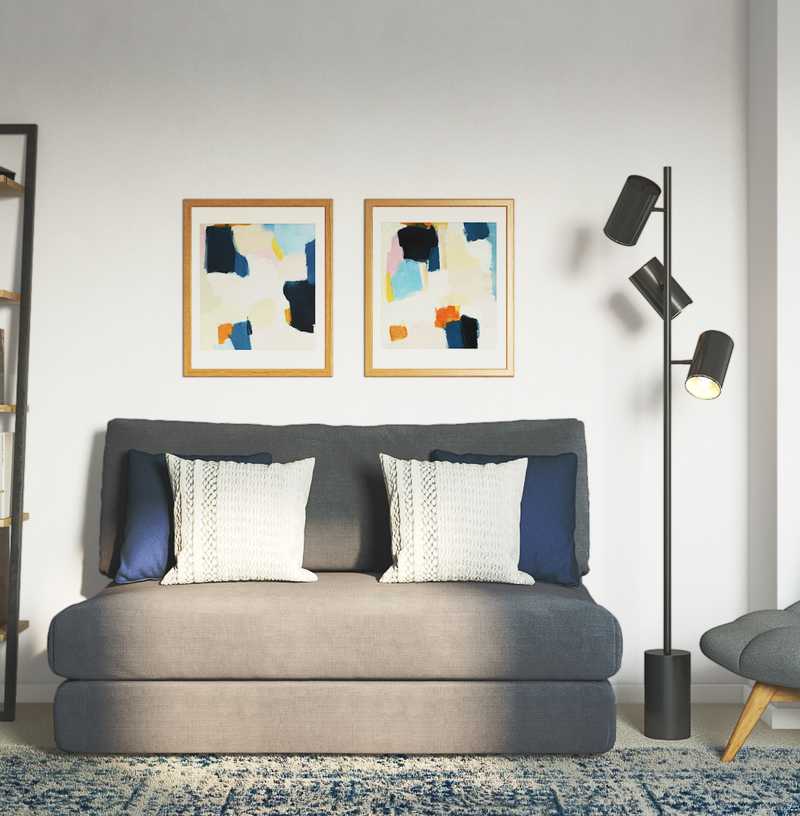 Modern, Midcentury Modern, Scandinavian Office Design by Havenly Interior Designer Natalie