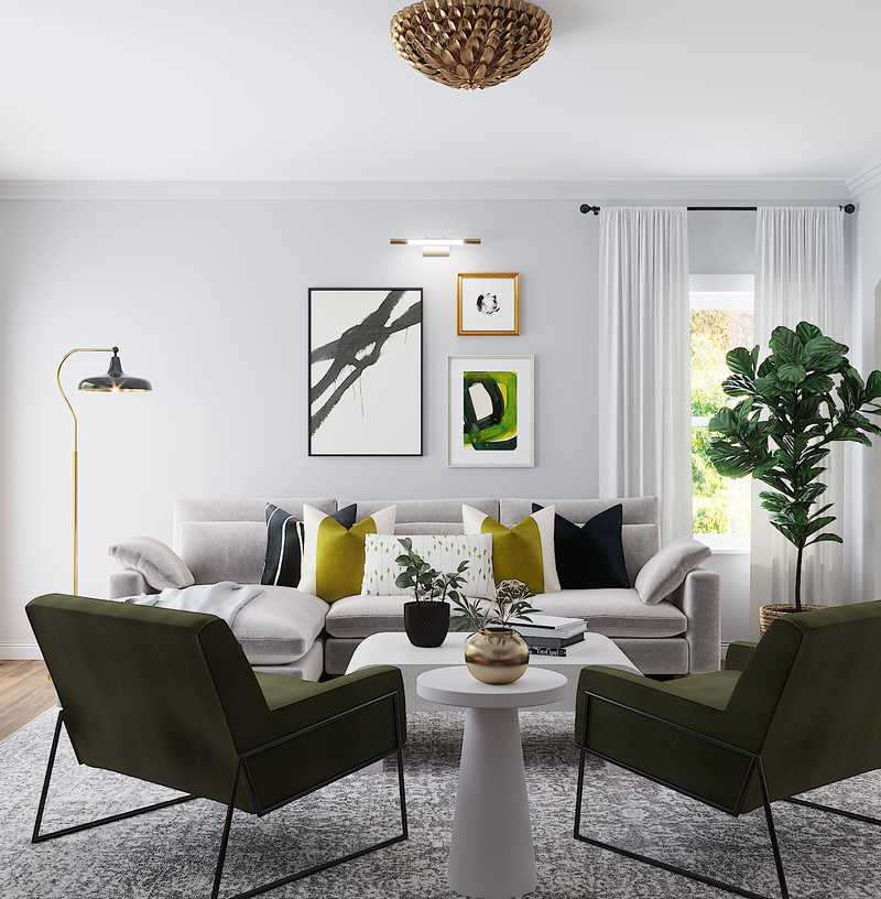 Modern Living Room Design by Havenly Interior Designer Dani