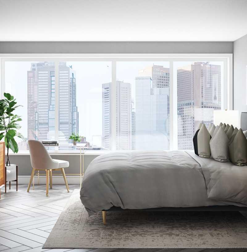 Modern, Midcentury Modern, Minimal Bedroom Design by Havenly Interior Designer Crystal
