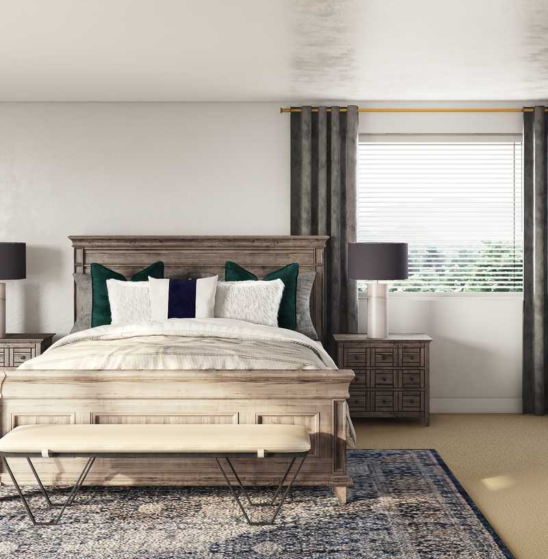 Industrial, Rustic Bedroom Design by Havenly Interior Designer Sara