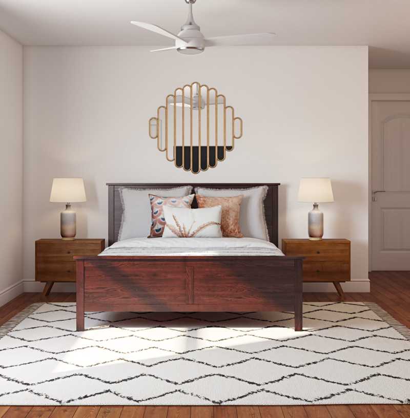 Modern, Midcentury Modern Bedroom Design by Havenly Interior Designer Sophia