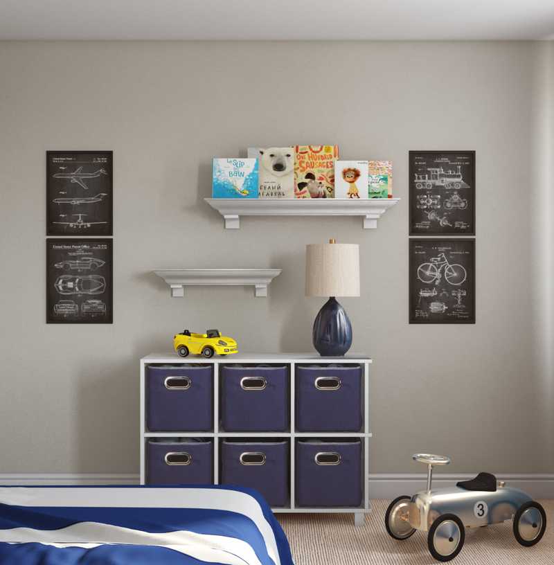 Modern, Transitional Bedroom Design by Havenly Interior Designer Abigail