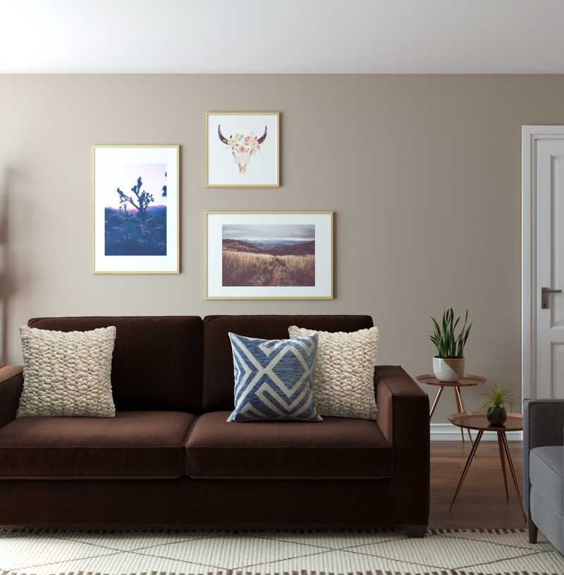 Midcentury Modern, Scandinavian Living Room Design by Havenly Interior Designer Randi