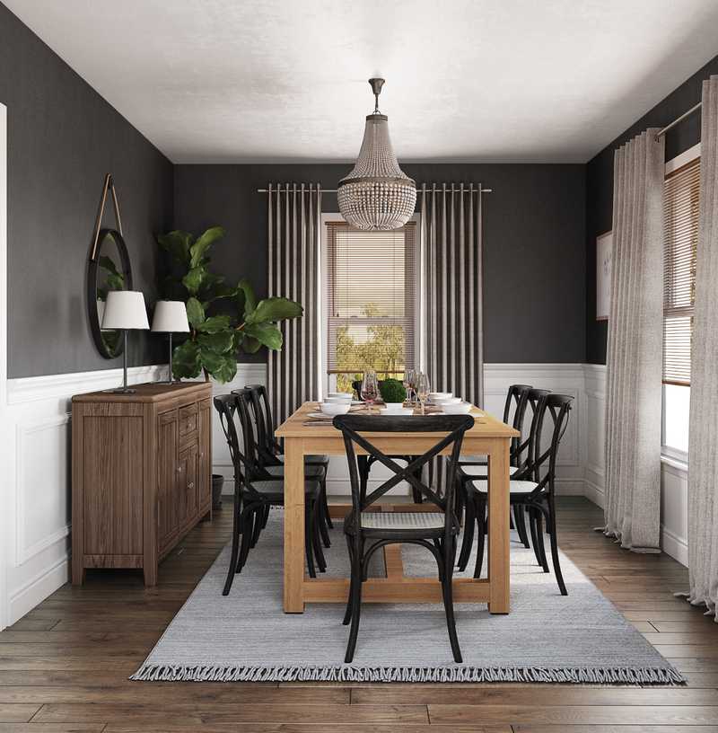 Classic, Farmhouse, Rustic Dining Room Design by Havenly Interior Designer Erin