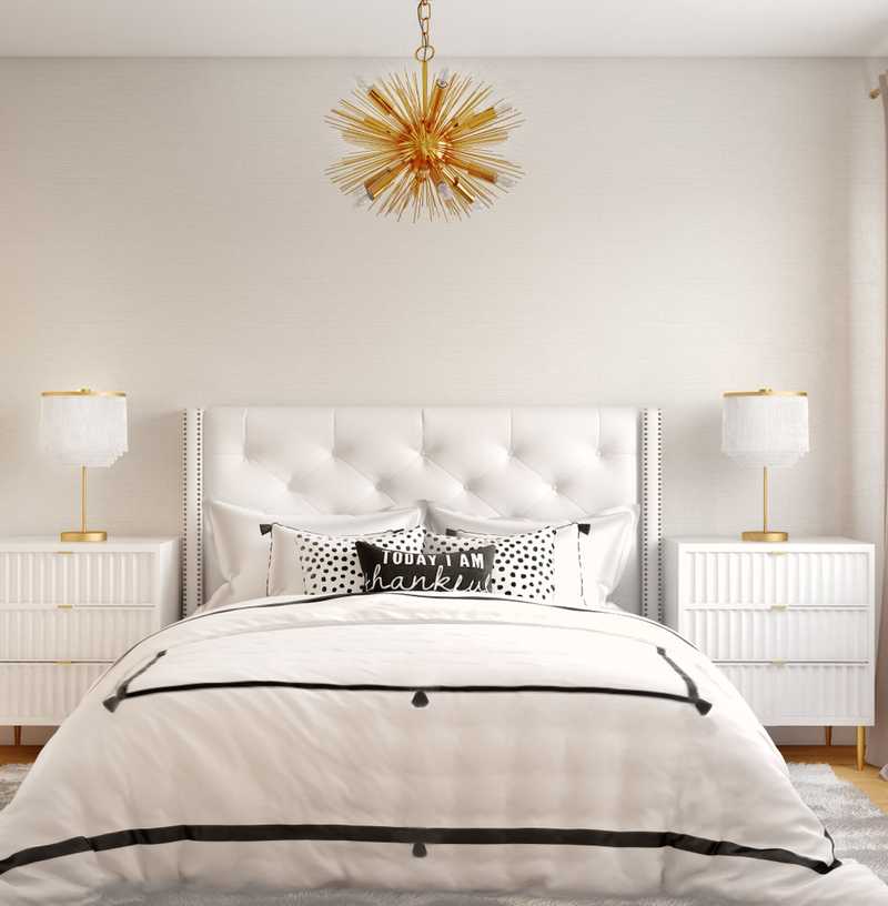 Bohemian, Glam Bedroom Design by Havenly Interior Designer Allison
