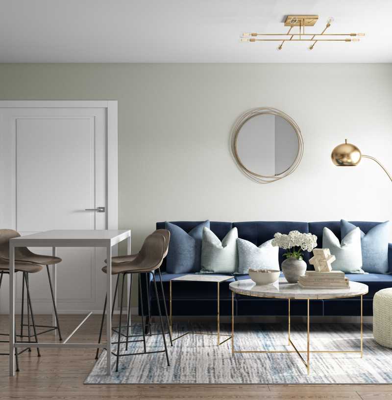 Modern, Glam Living Room Design by Havenly Interior Designer Maria