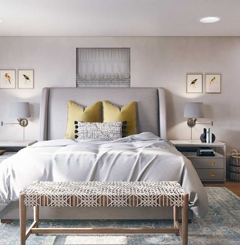 Modern, Bohemian Bedroom Design by Havenly Interior Designer Markie