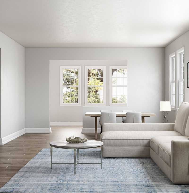 Modern, Traditional, Transitional Living Room Design by Havenly Interior Designer Erin