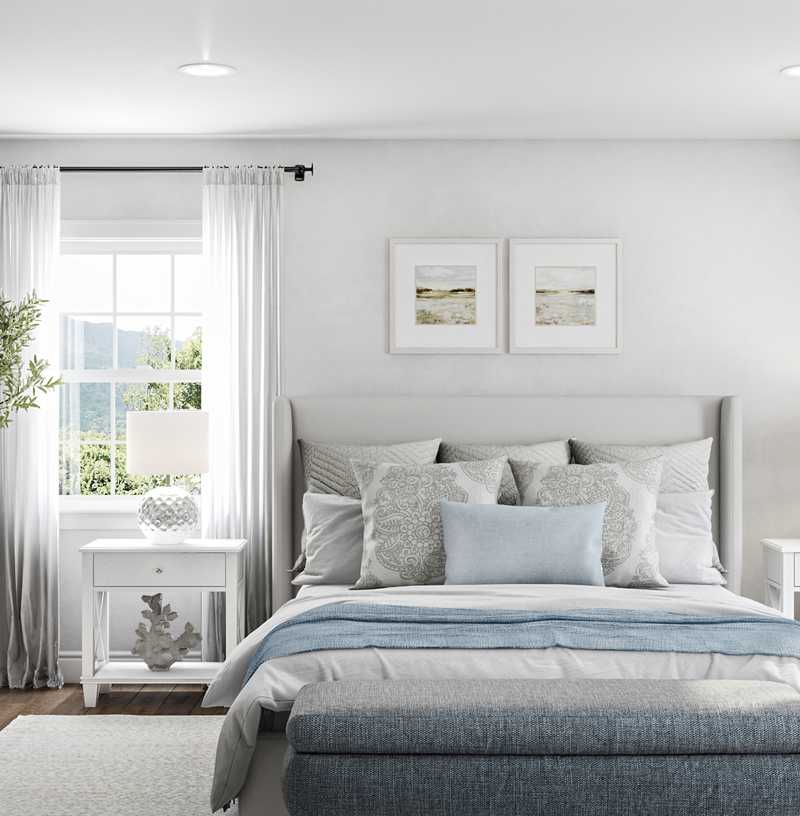 Classic, Coastal, Transitional Bedroom Design by Havenly Interior Designer Lisa