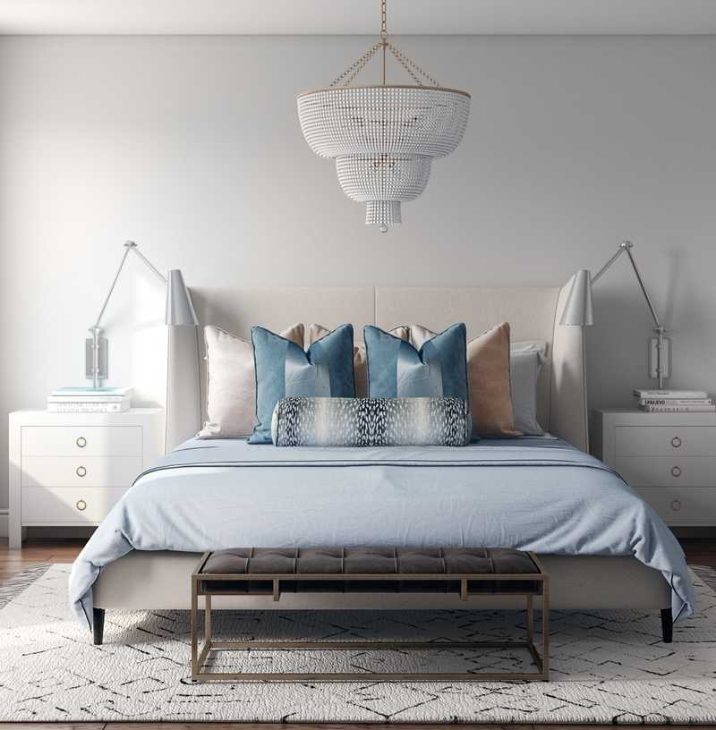Classic, Coastal Bedroom Design by Havenly Interior Designer Isaac