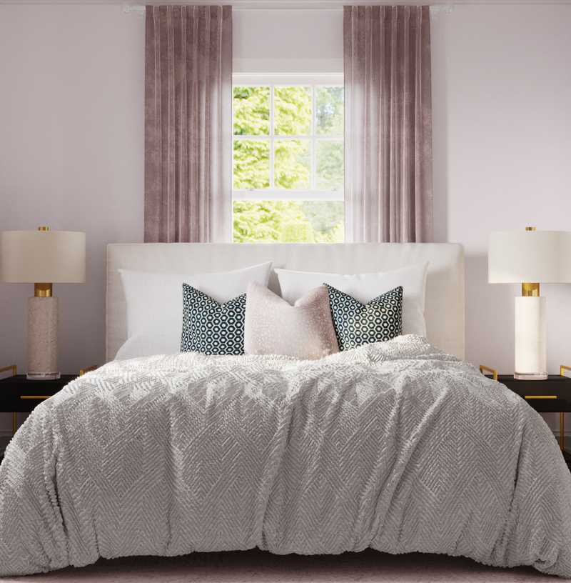 Modern, Glam Bedroom Design by Havenly Interior Designer Anna