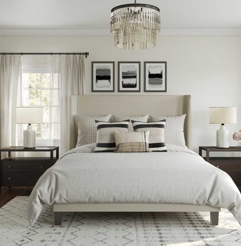 Modern, Minimal Bedroom Design by Havenly Interior Designer Barbara