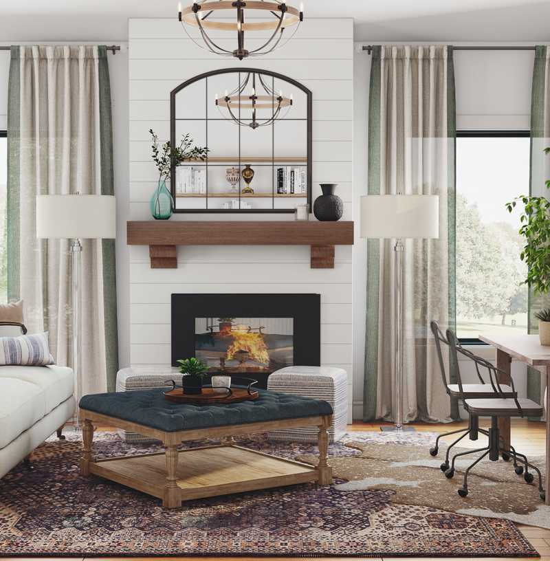 Modern, Minimal Living Room Design by Havenly Interior Designer Matthew