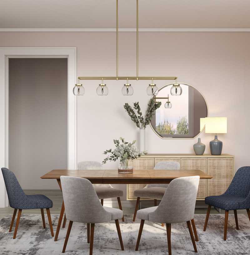 Eclectic, Midcentury Modern, Classic Contemporary Dining Room Design by Havenly Interior Designer Robyn