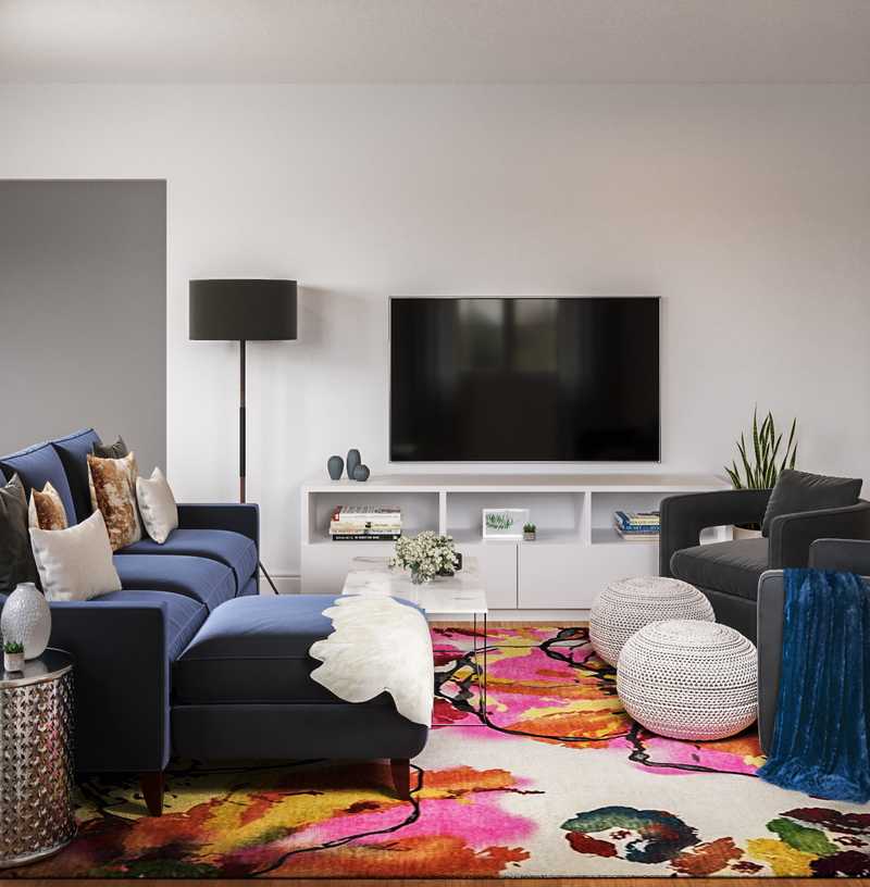 Modern, Eclectic, Minimal, Scandinavian Living Room Design by Havenly Interior Designer Danielle