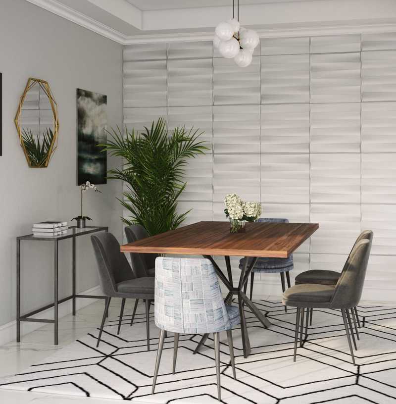 Modern, Scandinavian Dining Room Design by Havenly Interior Designer Shelby