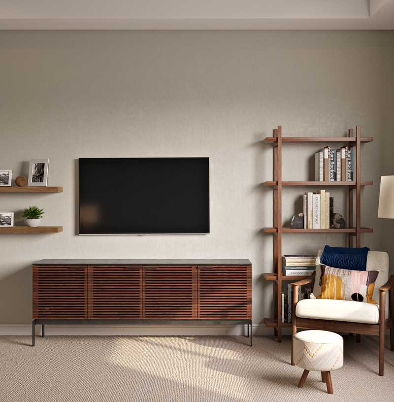 Midcentury Modern Bedroom Design by Havenly Interior Designer Marisa