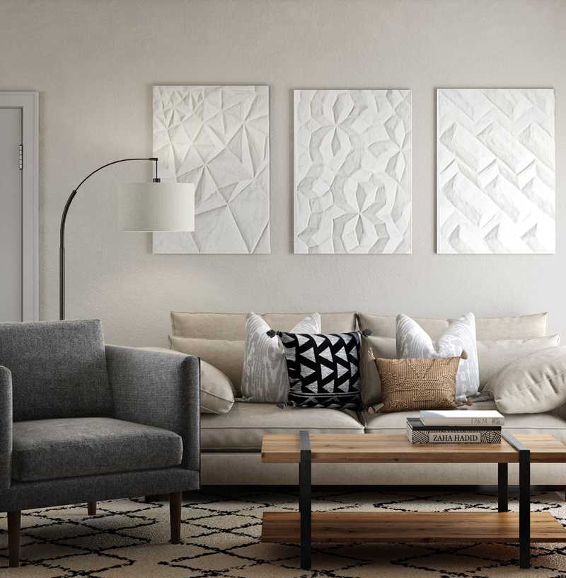Modern, Traditional, Rustic Living Room Design by Havenly Interior Designer Alicia