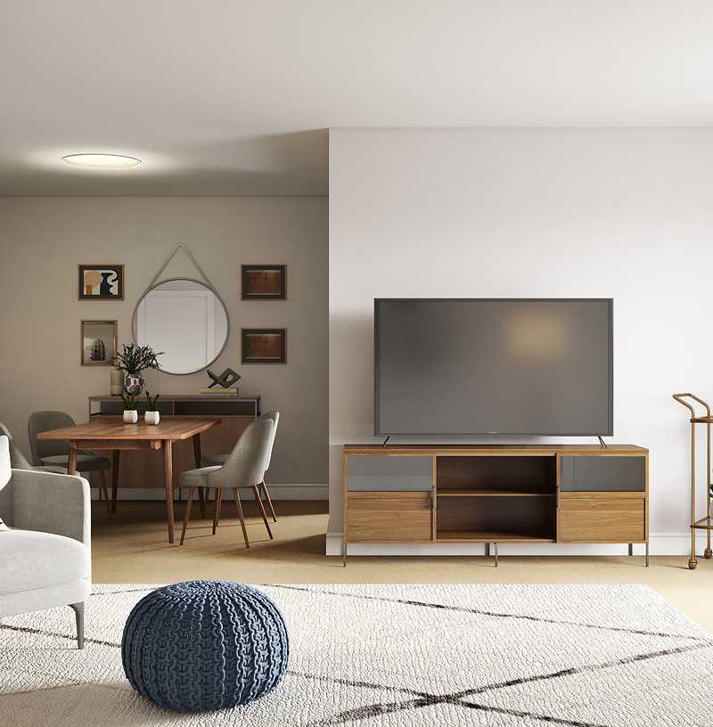 Scandinavian Living Room Design by Havenly Interior Designer Fendy